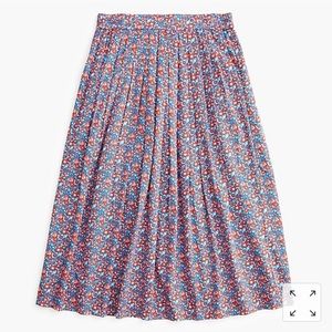 J Crew liberty print skirt size 12